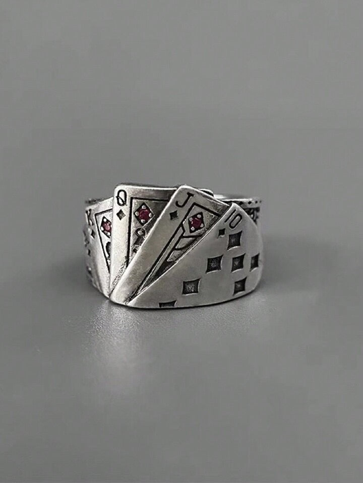 Poker Card Ring