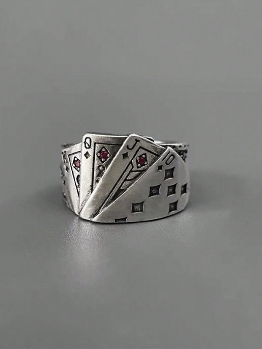 Poker Card Ring